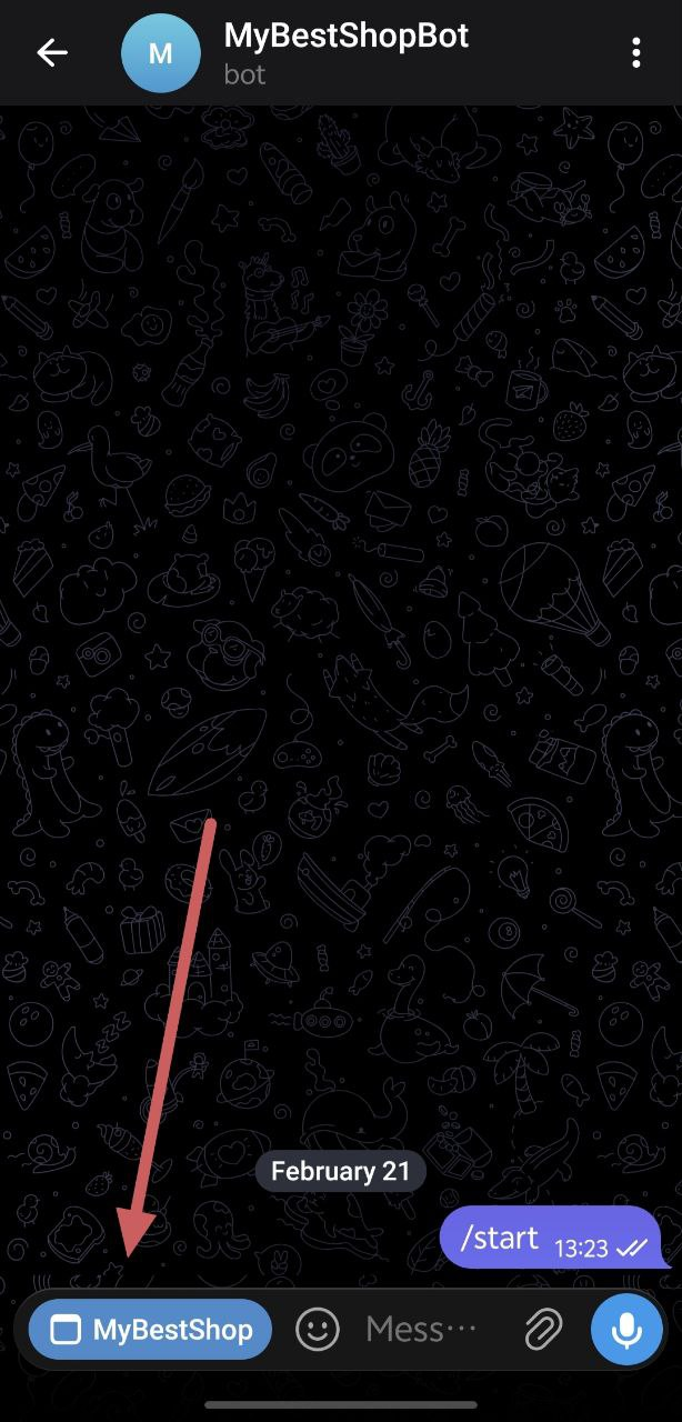 Запуск Telegram Mini App из диалога с ботом